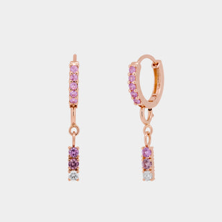 Pavé Ombre Charm Set (Pink Sapphire)