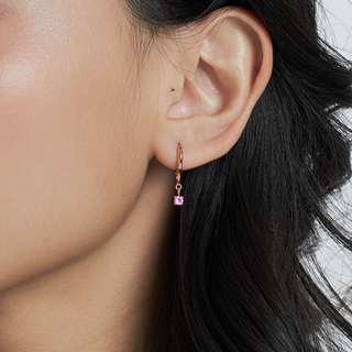 Drop Charm (Pink Sapphire)