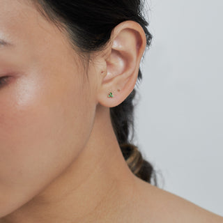 Dot Stud (Yellow Gold)
