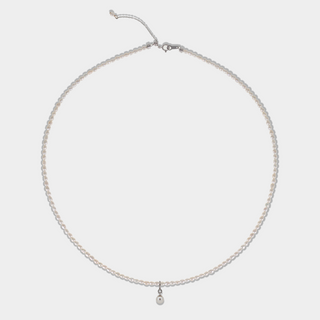 Nano pearl necklace (White Gold)