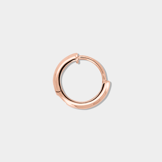 Solid Huggie (Rose Gold)