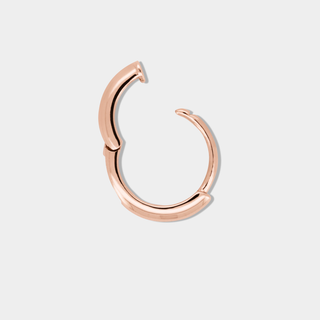 Solid Huggie (Rose Gold)