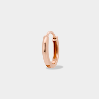 Solid Huggie (Rose Gold)