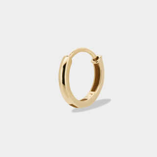 Solid Huggie (Yellow Gold)